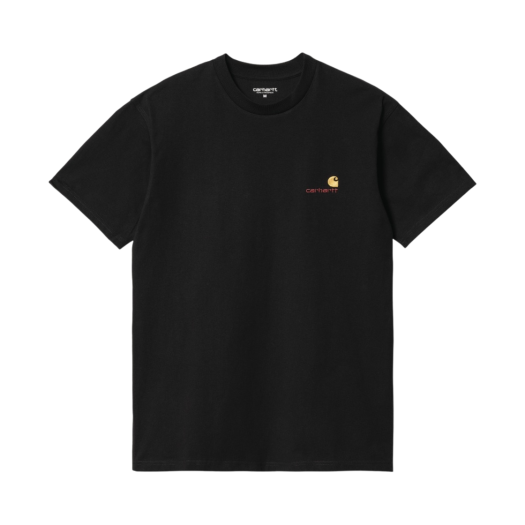 Carhartt WIP S/S American Script T-Shirt Black