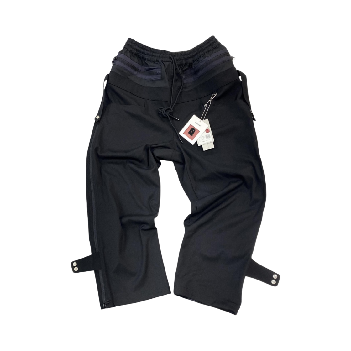 언더마이카 x 논노드 카뎃 투 레이어드 멀티 지퍼 슬랙스 크라운 블루 - 22FW