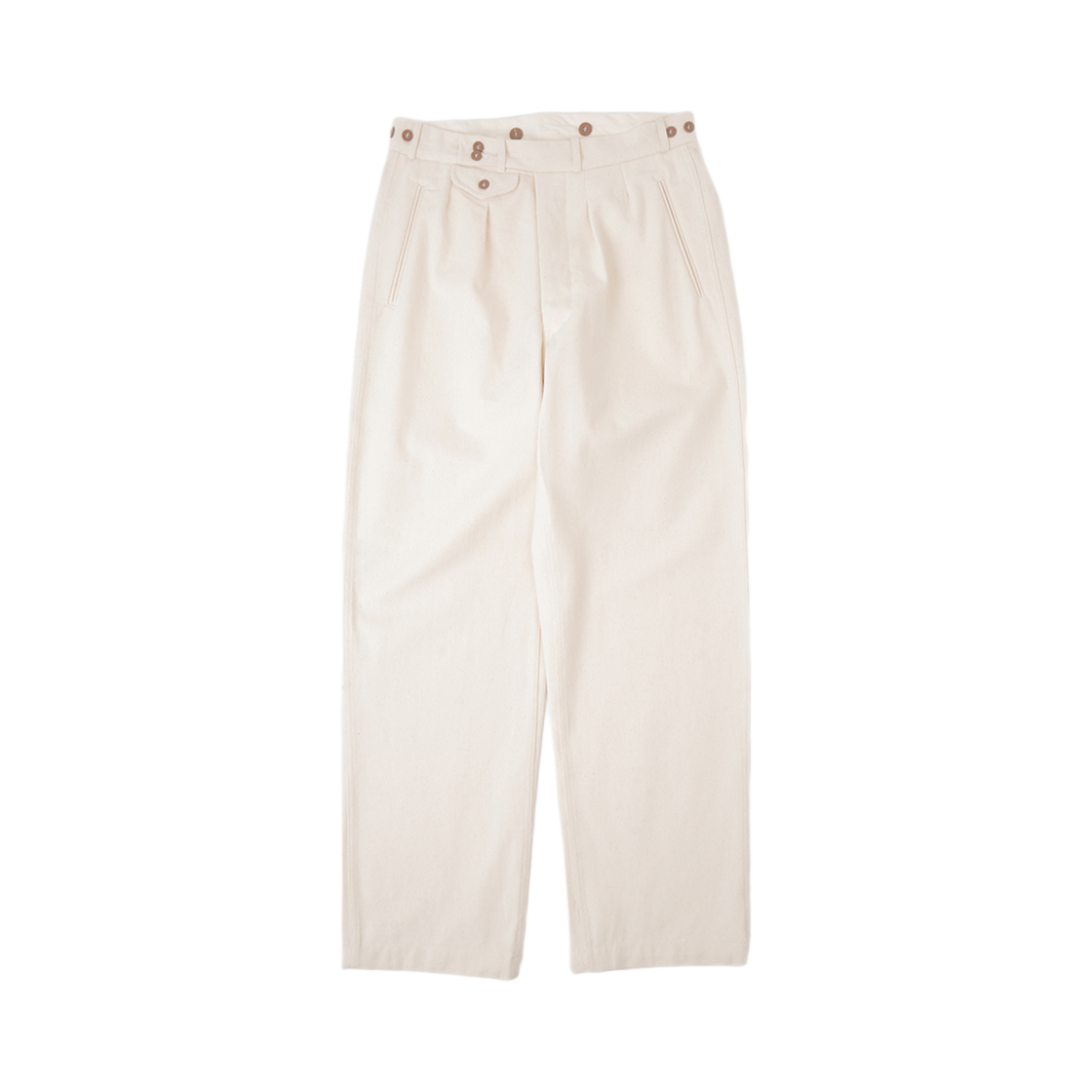 2025011301 YMCL KY German Type Navy Tropical Pants Natural