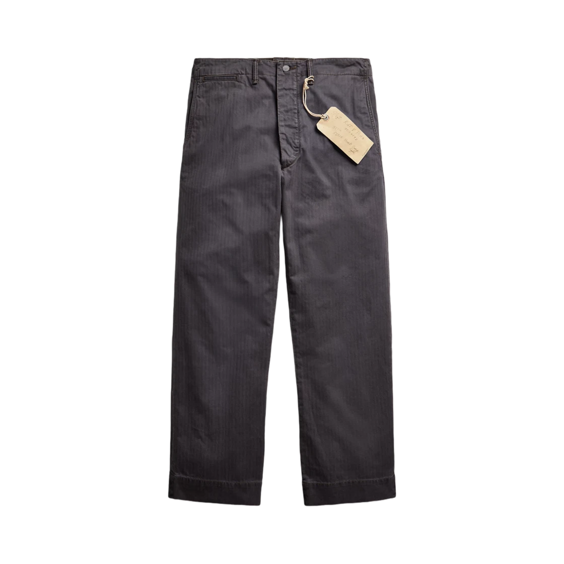 Double RL Double RL Garment Dye Herringbone Field Pants Washed Black · 32-32