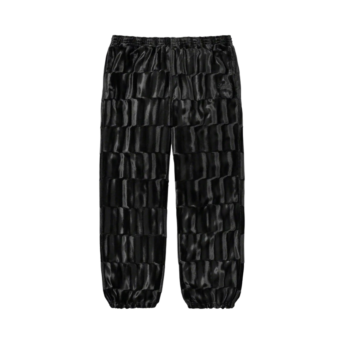 슈프림 벨루어 트랙 팬츠 블랙 - 21FW