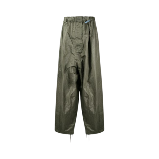 A11PT051-KHAKI Maison Mihara Yasuhiro Polyester Track Pants Khaki