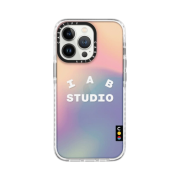 Casetify x IAB Studio iPhone White Logo Impact Case Aurora