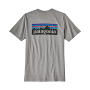 Patagonia P-6 Logo Responsibili-Tee S/S Gravel Heather