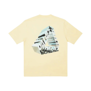 Palace Tri-Chrome T-Shirt Mellow Yellow - 23SS