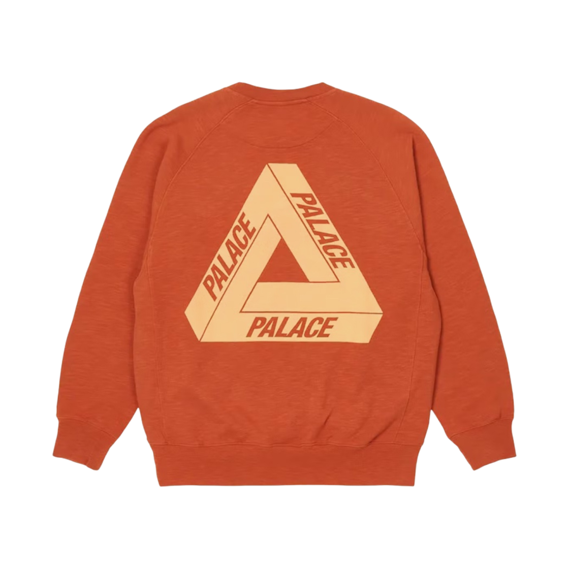 팔라스 트라이퍼그 슬럽 크루넥 러스트 - 22FW(Palace Tri-Ferg Slub Crew Rust - 22FW) - 1
