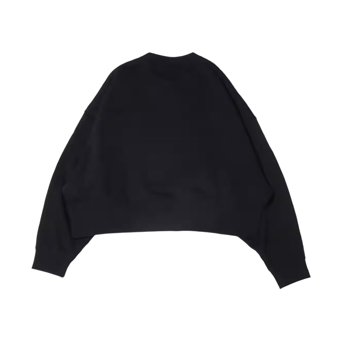 (W) 나이키 NSW 컬렉션 에센셜 오버사이즈 플리스 크루 스웨트셔츠 블랙 - 아시아((W) Nike NSW Collection Essentials Oversized Fleece Crew Sweatshirt Black - Asia) - 2