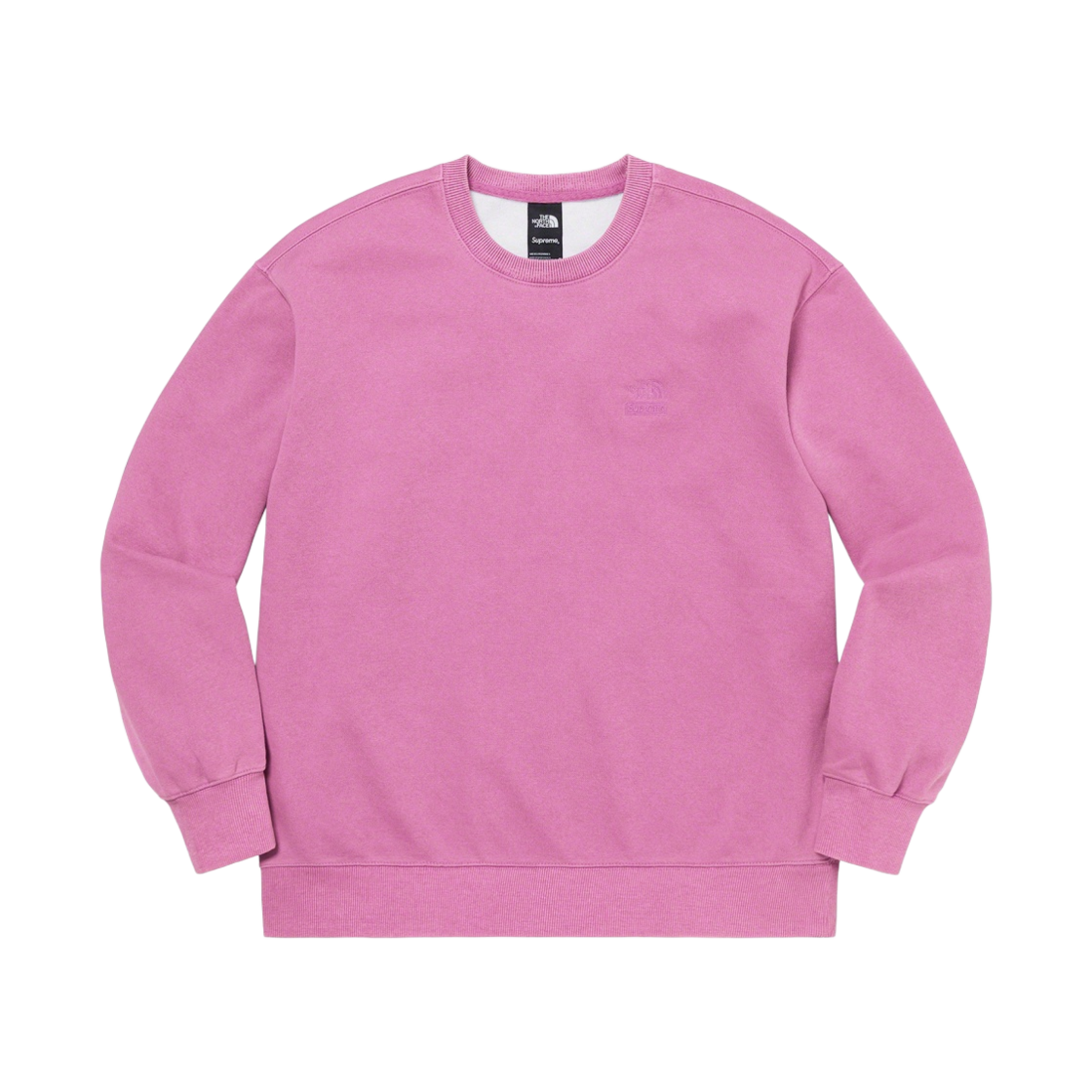 NF0A5IU429F Supreme x The North Face Pigment Printed Crewneck Pink - 21SS