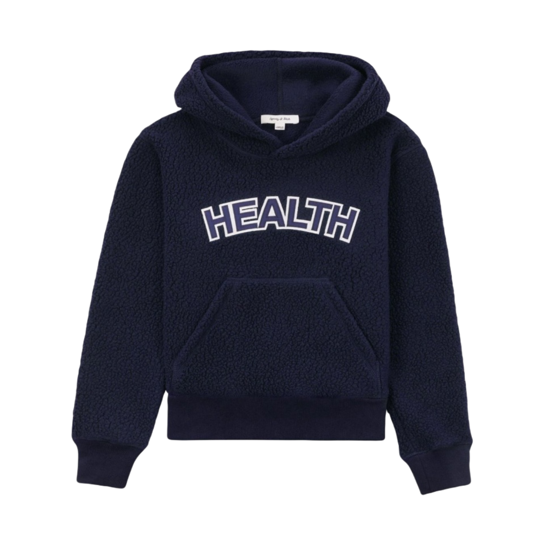 스포티 앤 리치 셰르파 헬스 후드 네이비(Sporty & Rich Sherpa Health Hoodie Navy)