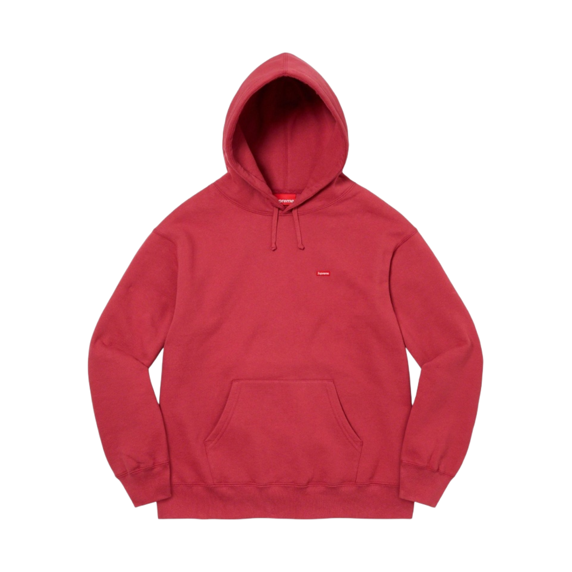 슈프림 스몰 박스 후드 스웨트셔츠 다크 레드 - 23SS(Supreme Small Box Hooded Sweatshirt Dark Red - 23SS) - 1