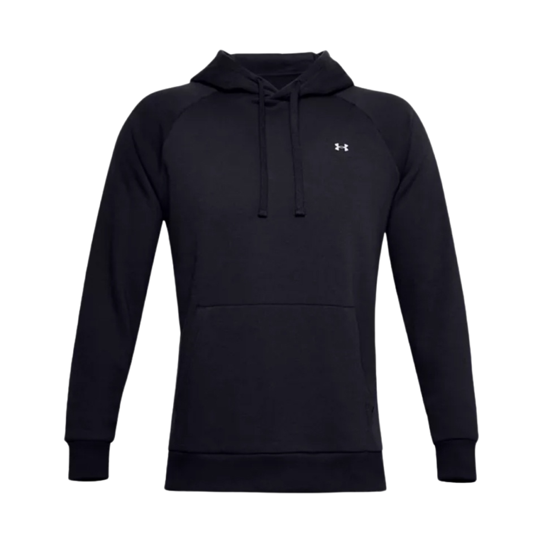 1357092-001 Under Armour Rival Fleece Hoodie Black Onyx White