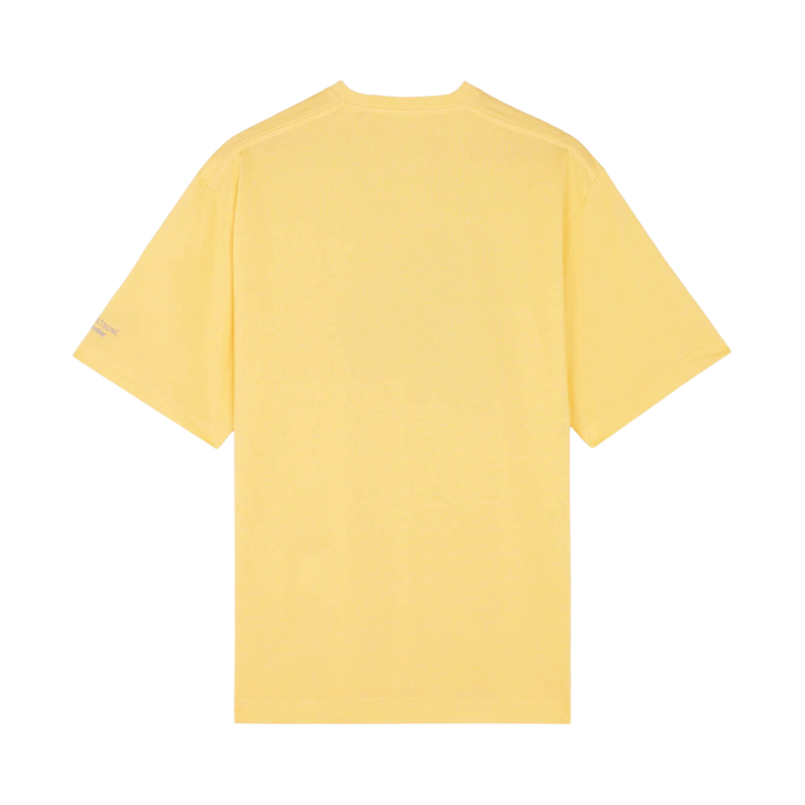 메종 키츠네 x 앤드 원더 드라이 코튼 티셔츠 2 옐로우(Maison Kitsune x And Wander Dry Cotton T-Shirt 2 Yellow) - 2
