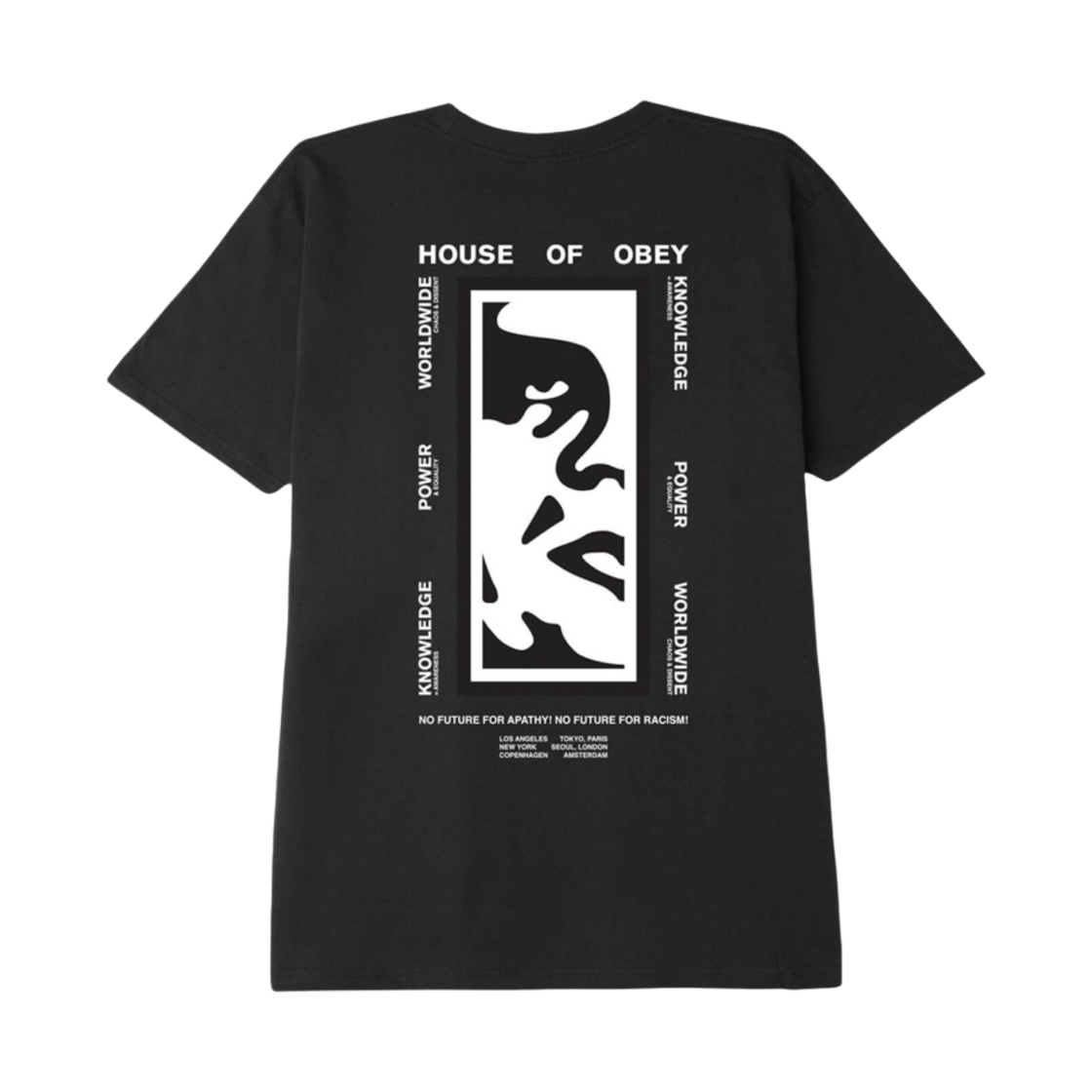오베이 파워 & 이퀄리티 클래식 티셔츠 블랙