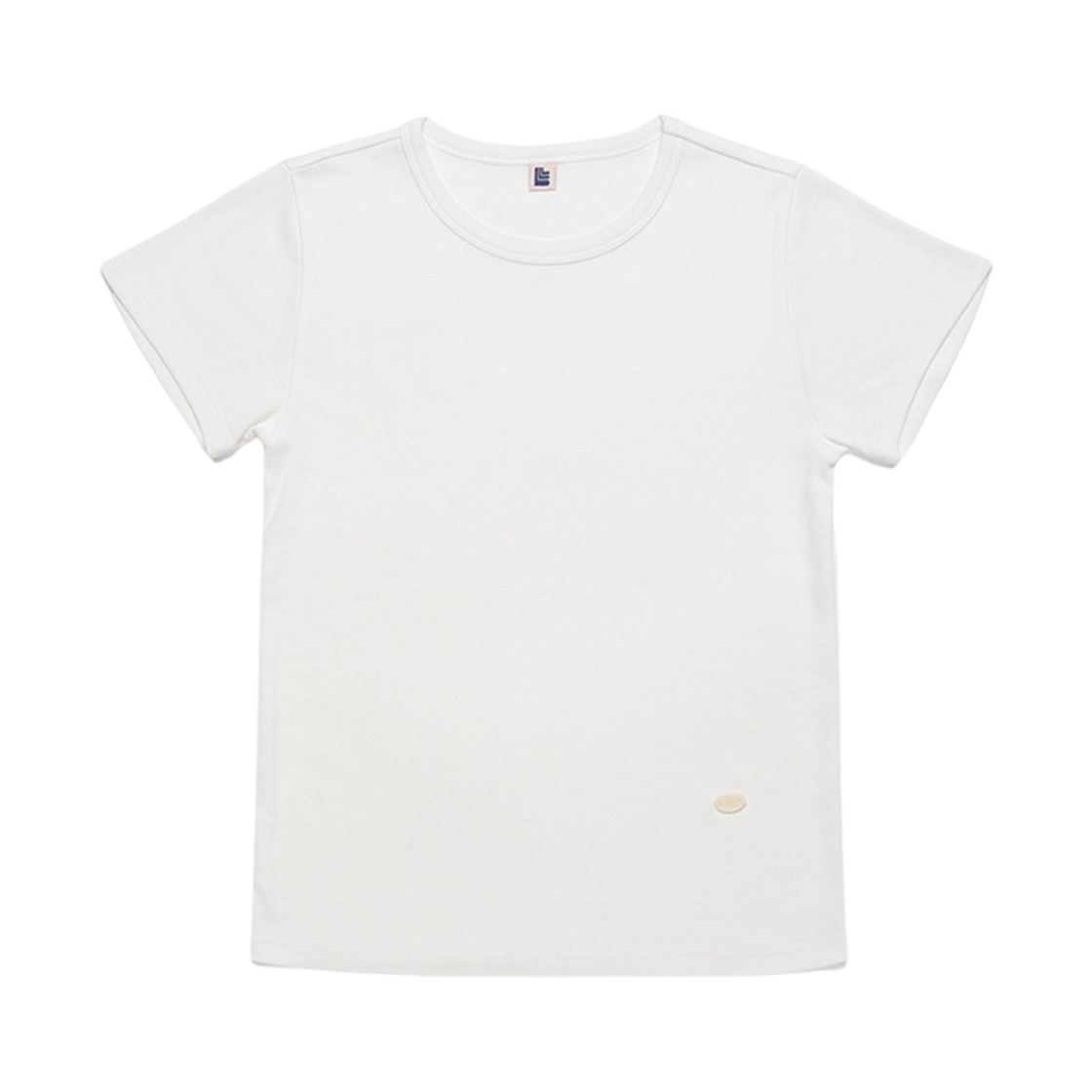 LLL90C-TS-MWH002F LLL Design Studio LLL 90S Baby Tee Milk White