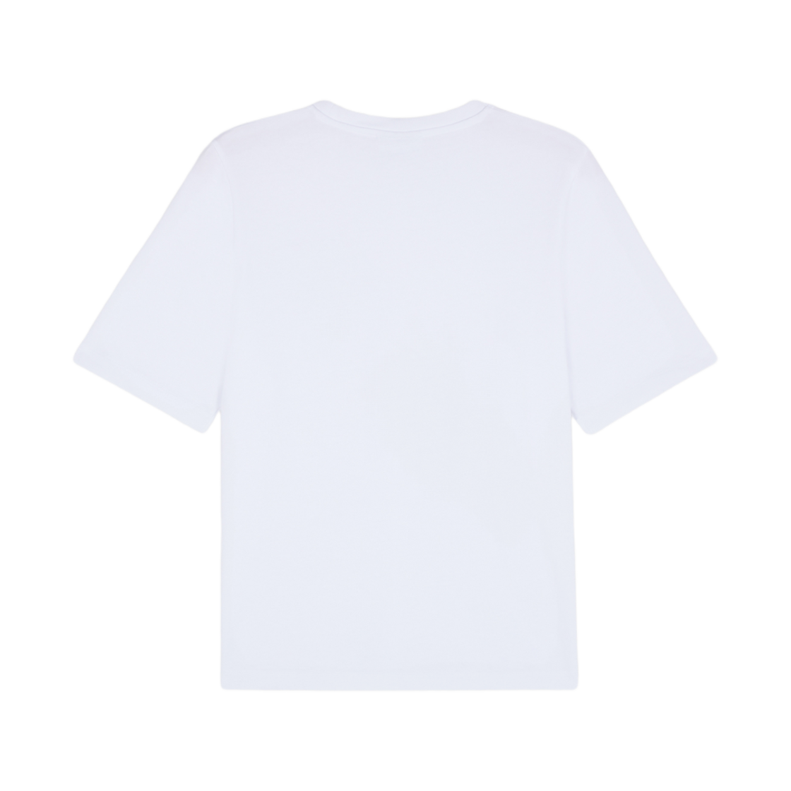 (W) 메종 키츠네 핸드라이팅 컴포트 티셔츠 화이트 블랙((W) Maison Kitsune Handwriting Comfort T-Shirt White Black) - 2