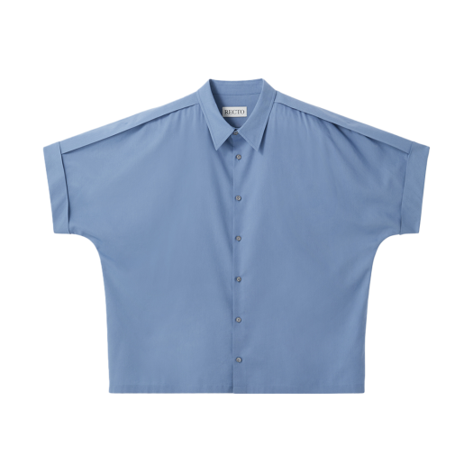 RM25SWST003DL Recto Vintage Daddy Over Shirt Dusty Blue