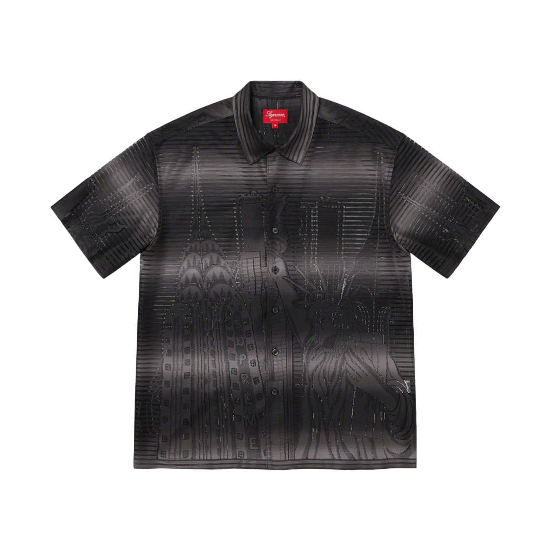 슈프림 리버티 레이스 숏슬리브 셔츠 블랙 - 21SS(Supreme Liberty Lace S/S Shirt Black - 21SS) - 1