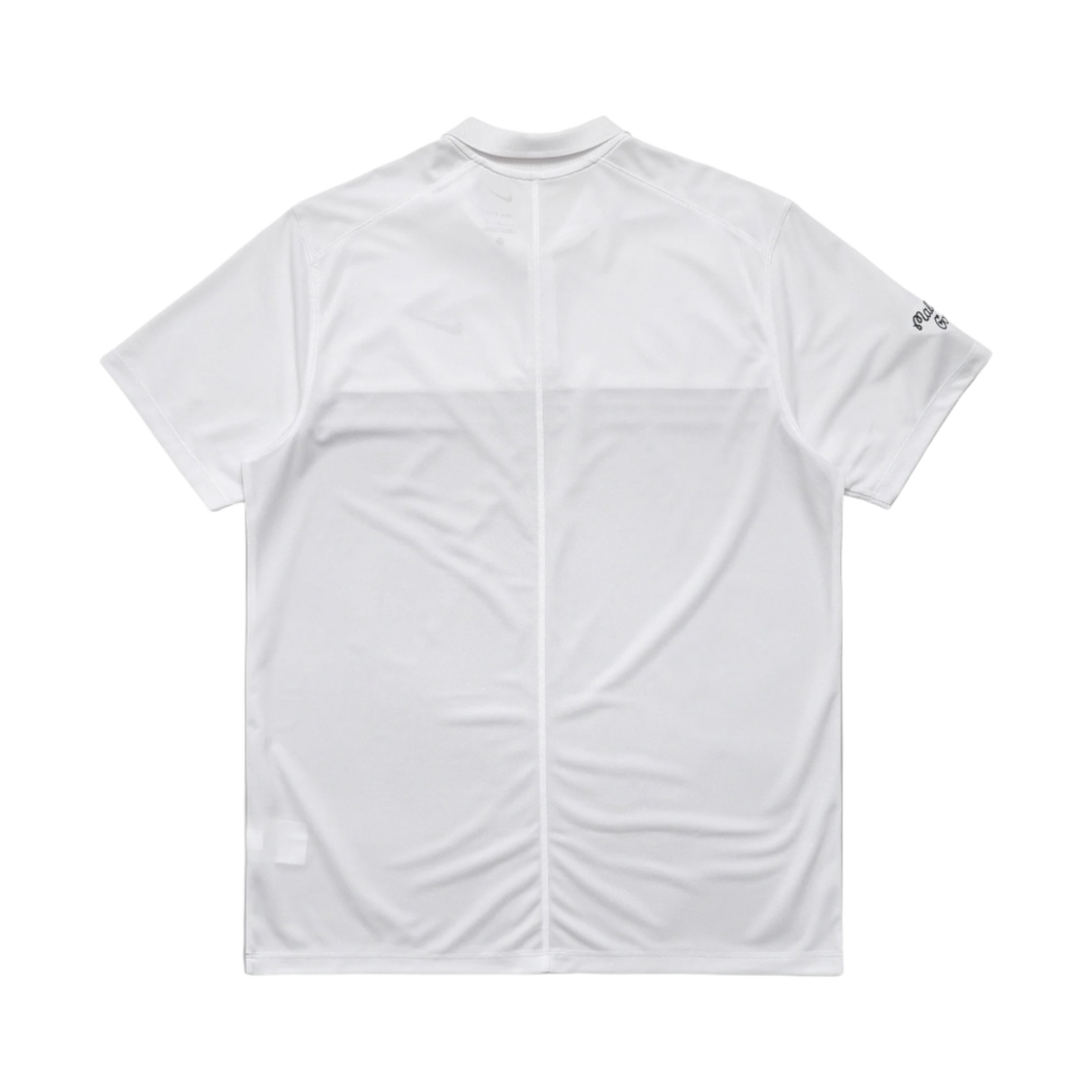 말본 골프 x 나이키 드라이핏 빅토리 CB 폴로 화이트 라이트 스모크 그레이 블랙(Malbon Golf X Nike Dri-Fit Victory CB Polo White Light Smoke Grey Black) - 2