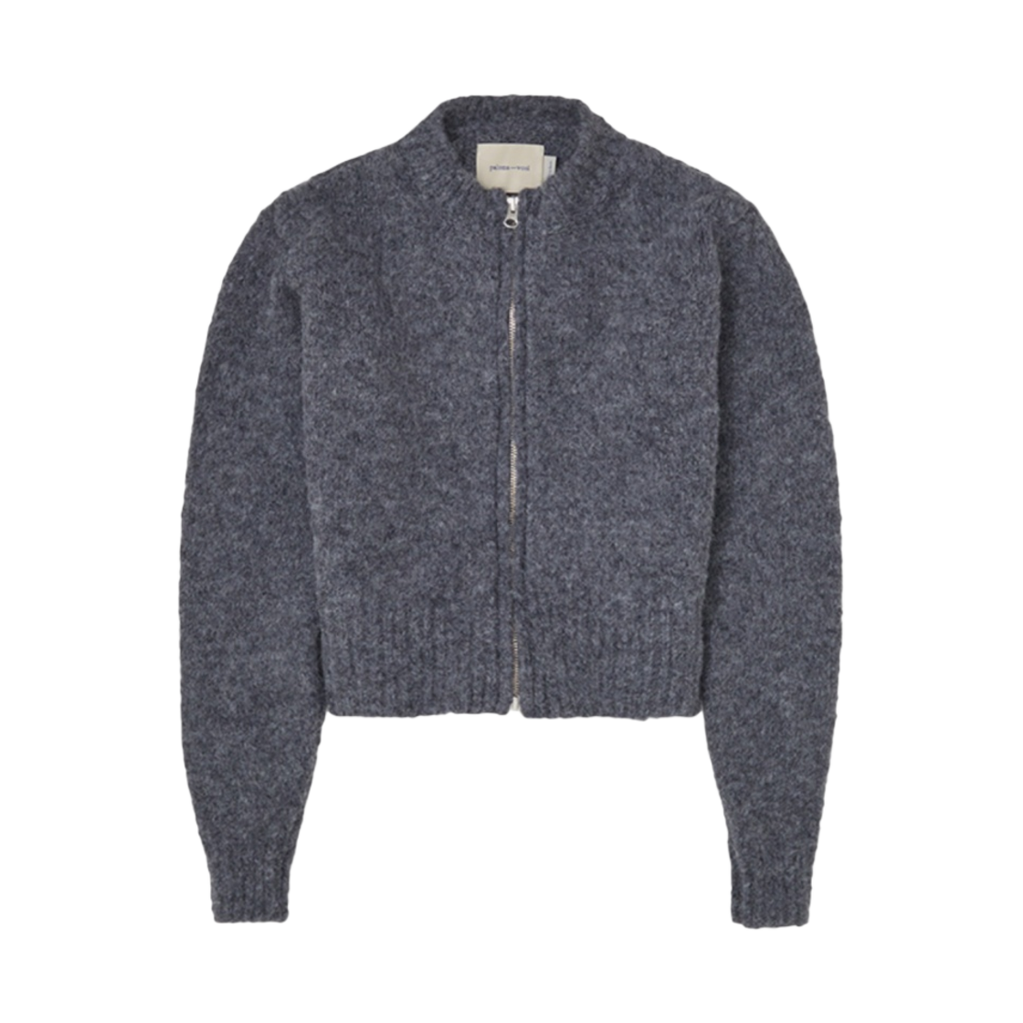 RJ9020 (W) Paloma Wool Baby Zip Soft Knitted Cardigan Grey