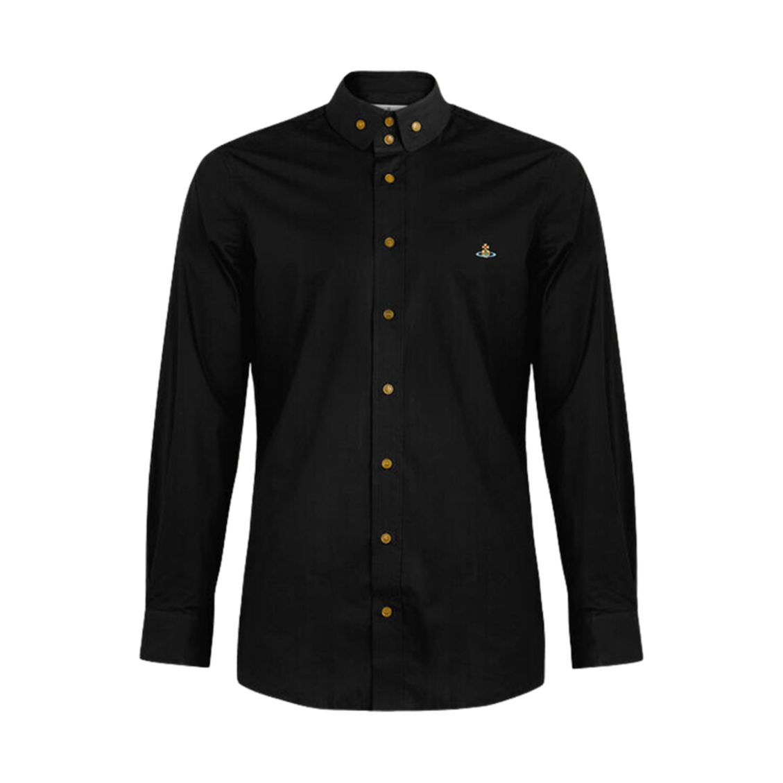 비비안 웨스트우드 투 버튼 크롤 셔츠 블랙(Vivienne Westwood Two Button Krall Shirt Black) - 1
