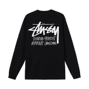Stussy Stock DSM London LS T-Shirt Black