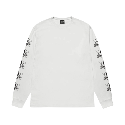 Stussy Foils Pigment Dyed LS T-Shirt Natural