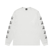 Stussy Foils Pigment Dyed LS T-Shirt Natural