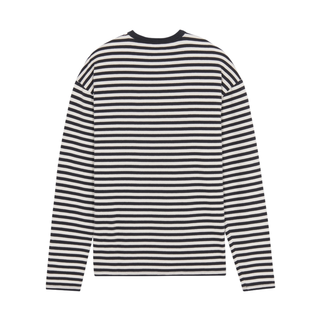 메종 키츠네 마린 레귤러 롱슬리브 티셔츠 다크 네이비 스트라이프(Maison Kitsune Marin Regular Long Sleeve T-Shirt Dark Navy Stripe) - 2