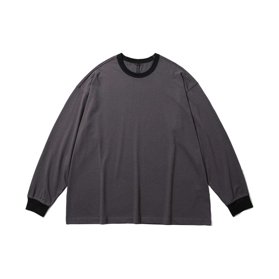 [SS25] 모이프 링거 롱슬리브 티셔츠 차콜