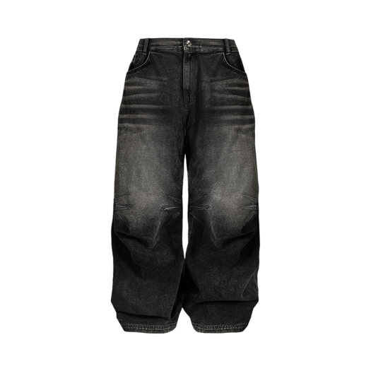 【Undermycar】Anti Fxxking Logo Play Brush Washed Wide Jeans Undermycar MU26 WIDE BRUSH WASHED JEANS – DALAC SEOUL