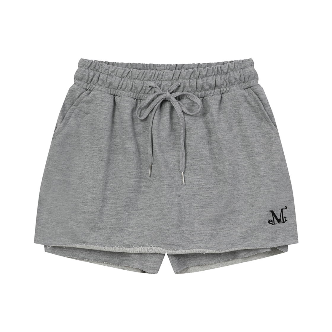 무센트 데미지 스웻 팬츠 스커트 그레이(MUCENT Damage Sweat Pant Skirt Gray)