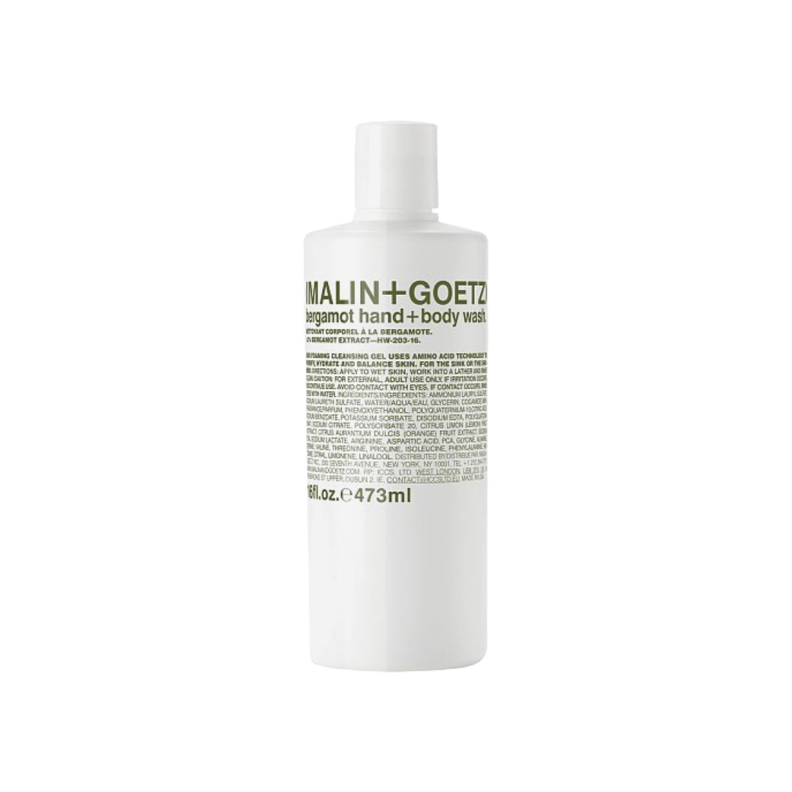 멜린앤게츠 베르가못 핸드 + 바디 워시 473ml(Malin+Goetz Bergamot Hand + Body Wash 473ml)