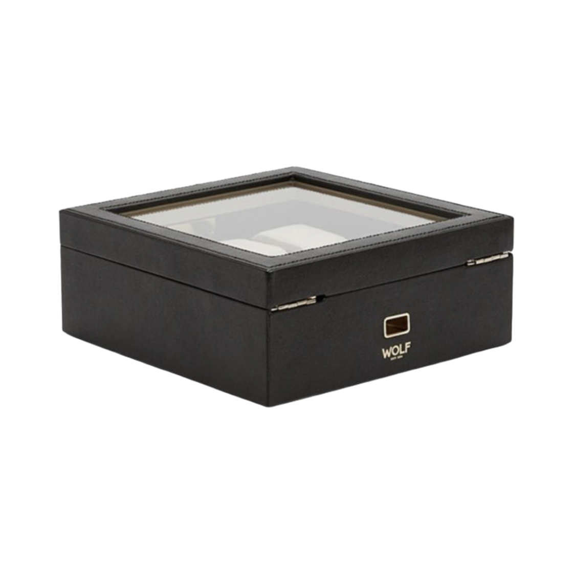 울프 1834 팔레르모 6 피스 워치 박스 블랙 앤트러사이트(Wolf 1834 Palermo 6 piece Watch Box Black Anthracite)