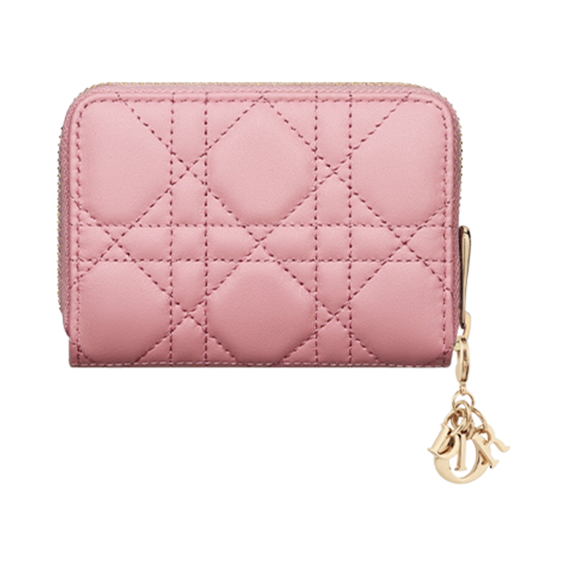 디올 레이디 보야저 스몰 코인 지갑 멜로코톤 핑크(Dior Lady Voyageur Small Coin Purse Melocoton Pink) - 2