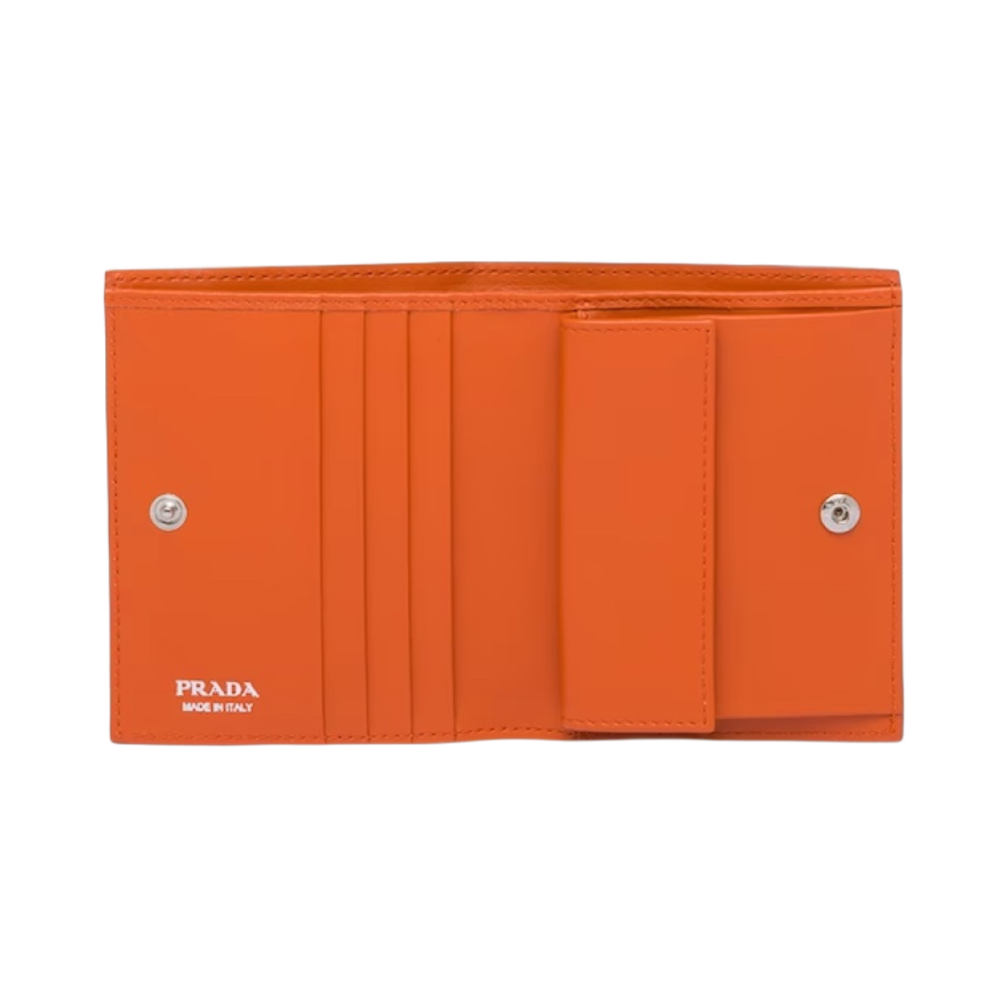 프라다 레더 반지갑 파파야(Prada Small Leather Wallet Papaya) - 2