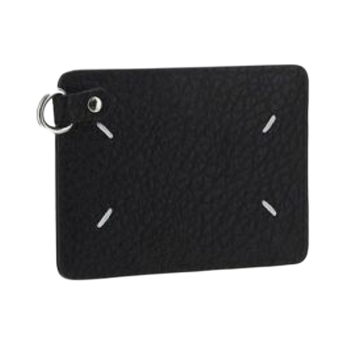 S36UA0111P4455T8013 Maison Margiela Numbers Logo Keyring Card Holder Black - #3