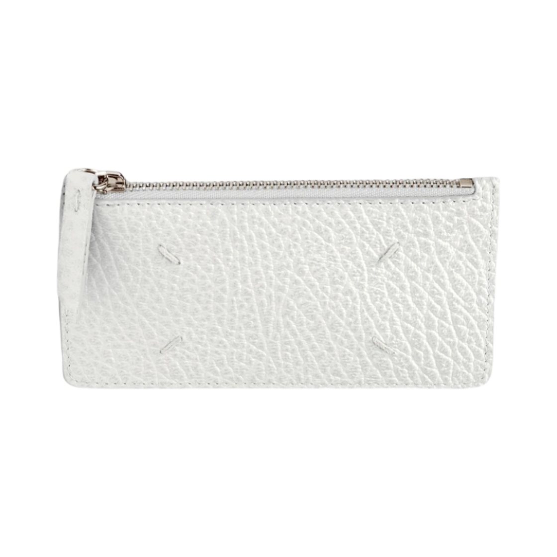 S56UI0143P4455T1003 Maison Margiela Four Stitches Card Holder Wallet White