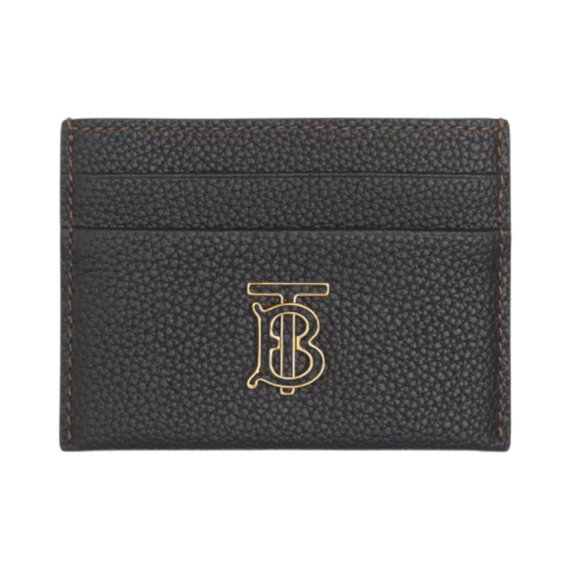 버버리 그레이니 레더 TB 카드 케이스 블랙(Burberry Grainy Leather TB Card Case Black)