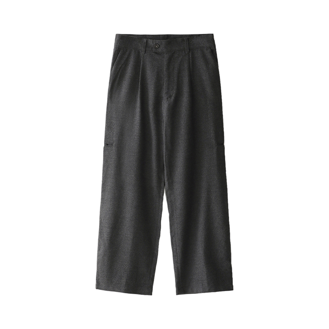 Bluesf82 Blue Sunflower Woolen Wide Slacks