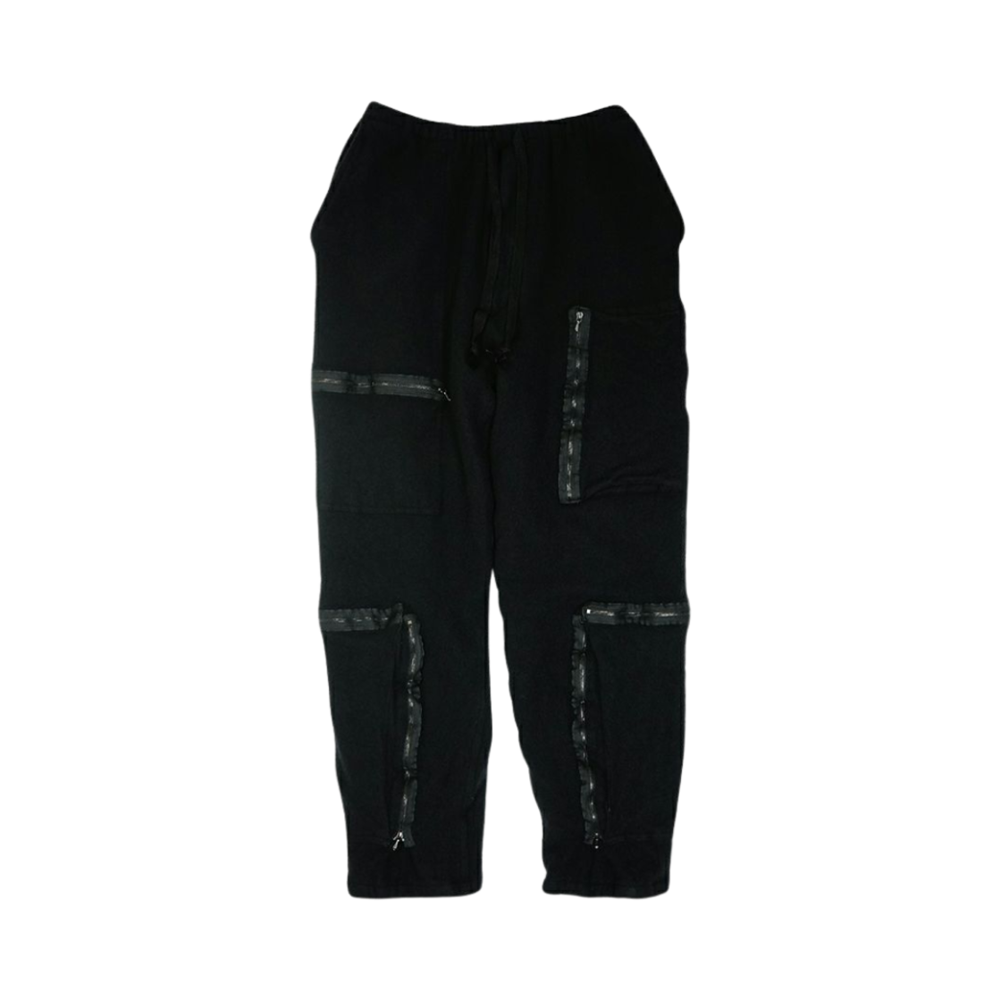 코모리 펠티드 울 파라슈트 팬츠 블랙 - 24AW(Comoli Felted Wool Parachute Pants Black - 24AW)