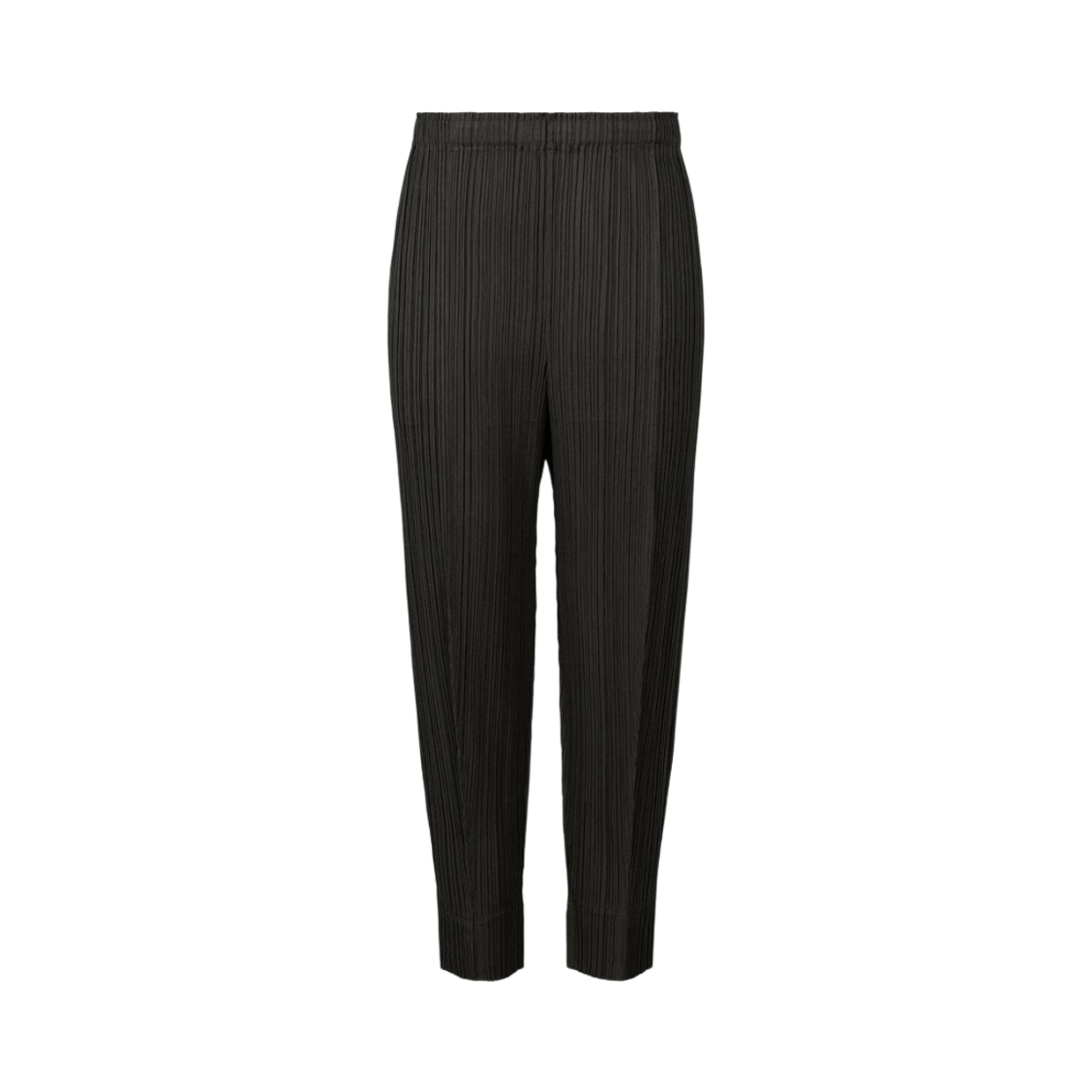 (W) 플리츠 플리즈 이세이 미야케 트렁크 팬츠 블랙((W) Pleats Please Issey Miyake Trunk Pants Black) - 1