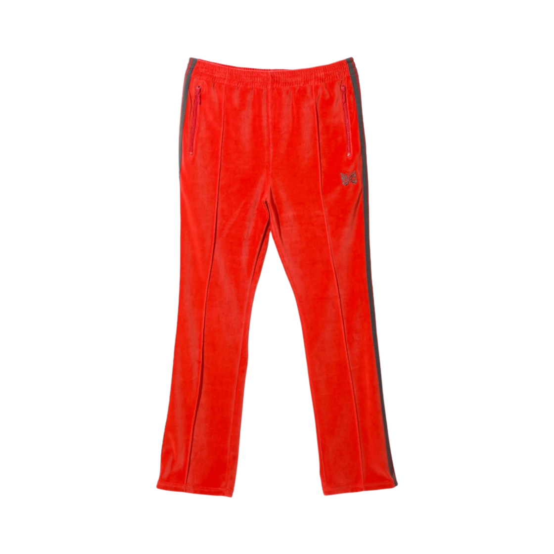 니들스 내로우 트랙 팬츠 C/PE 벨루어 레드(Needles Narrow Track Pants C/PE Velour Red) - 1