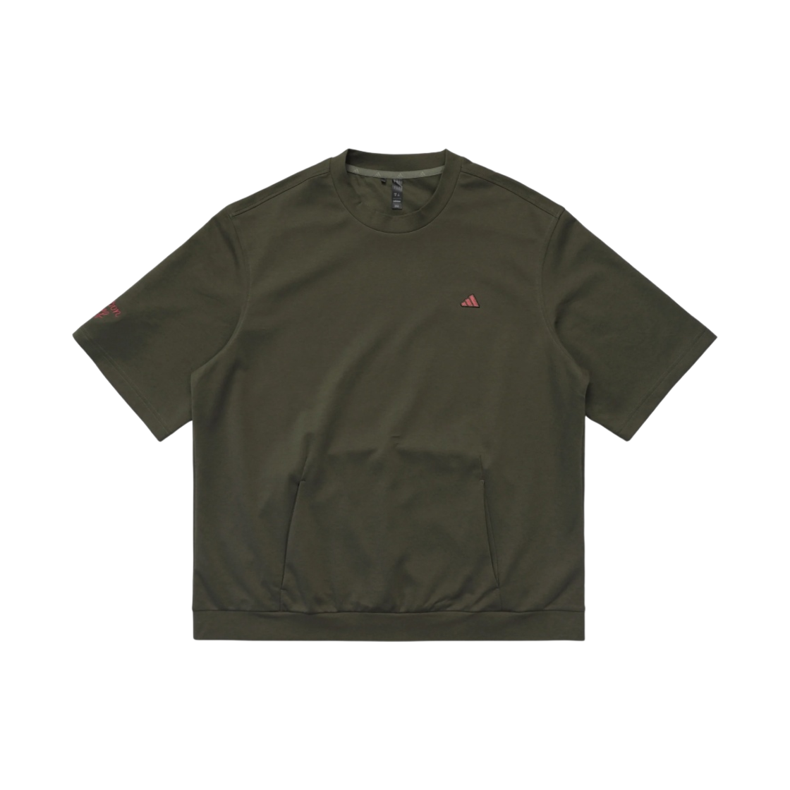 말본 골프 x 아디다스 고 투 스웨트셔츠 올리브 스트라타(Malbon Golf x Adidas Go-To Sweatshirt Olive Strata) - 1