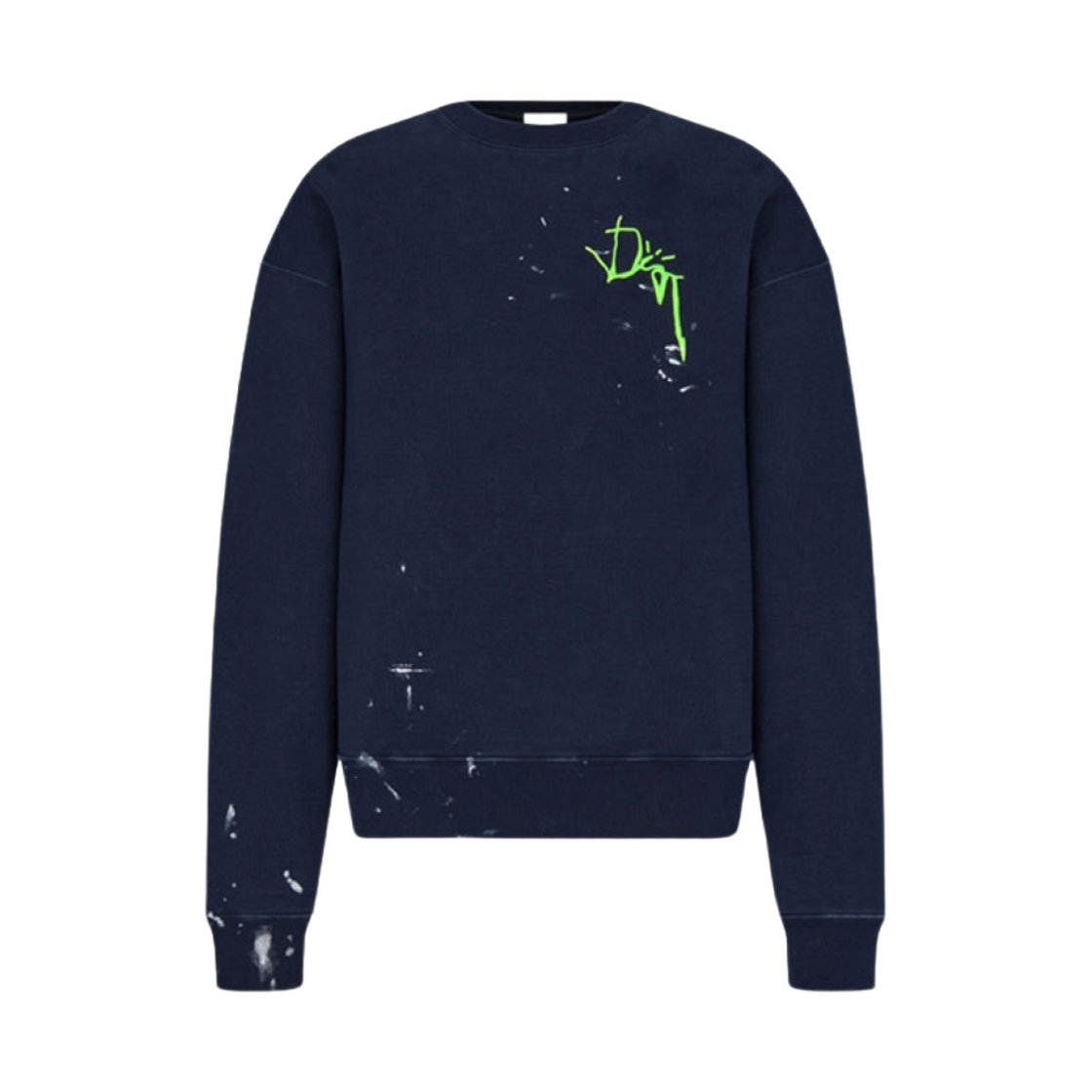 디올 x 캑터스 잭 오버사이즈 스웨트셔츠 네이비 블루