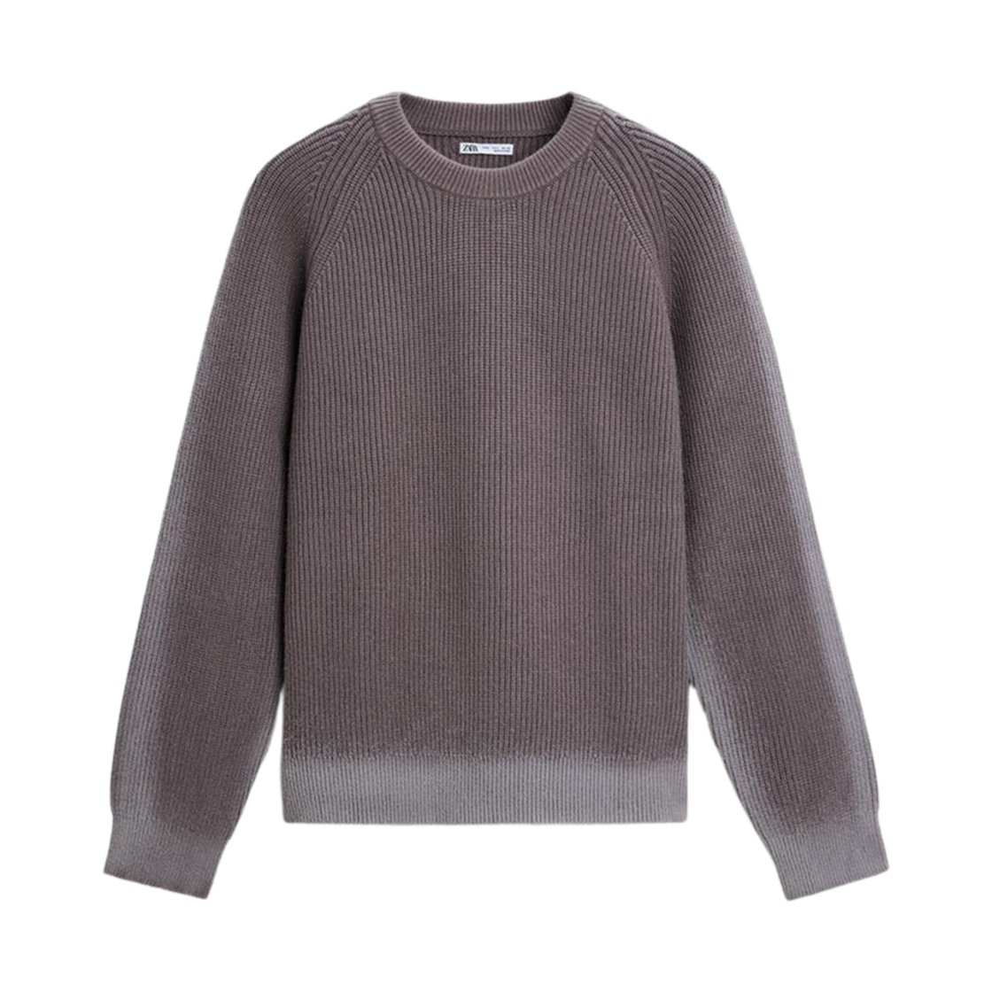자라 스프레이 프린트 스웨터 그레이(Zara Spray Print Sweater Grey) - 1