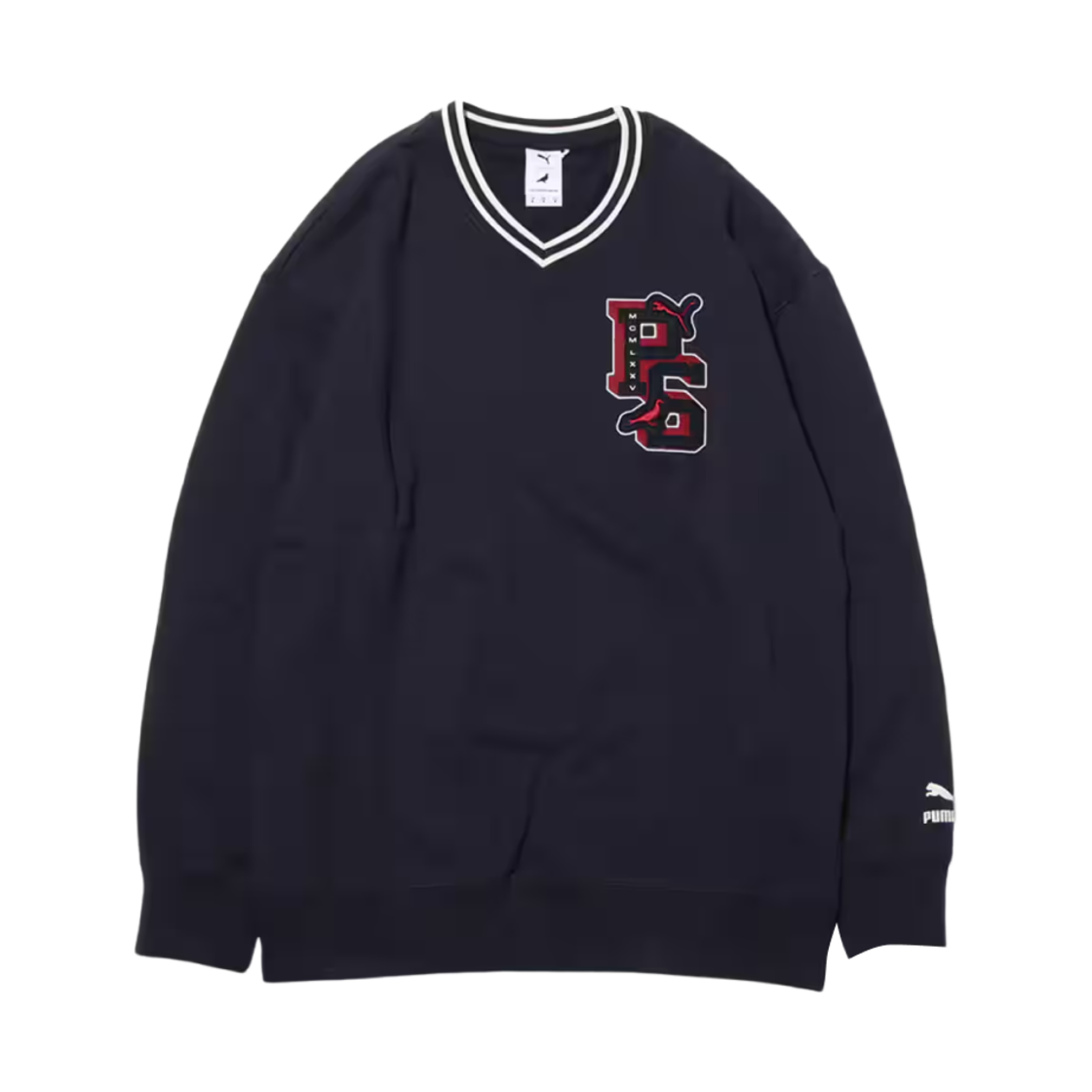 푸마 x 스테이플 브이넥 크루 뉴 네이비(Puma x Staple V-Neck Crew New Navy) - 1
