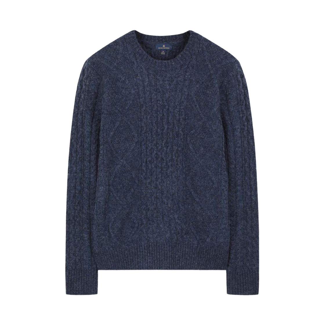 브룩스 브라더스 아란 케이블 스웨터 블루(Brooks Brothers Aran Cable Sweater Blue)
