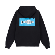 Stussy x Heal The Bay Pigment Dyed Hoodie Black