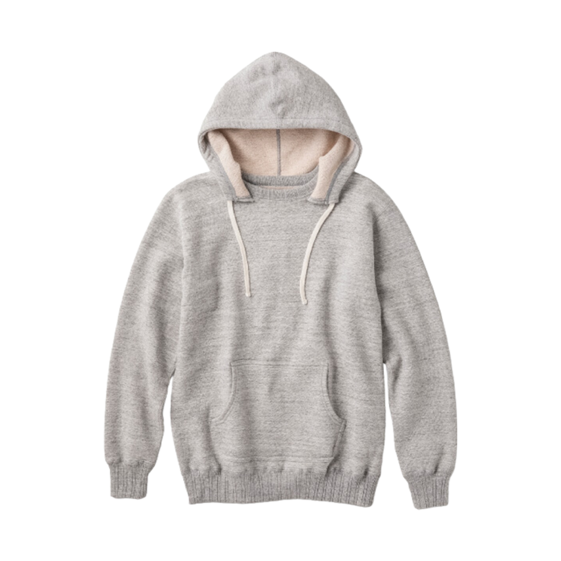 3745-22 Fullcount After Hood Sweatshirt Mother Cotton Heather Grey