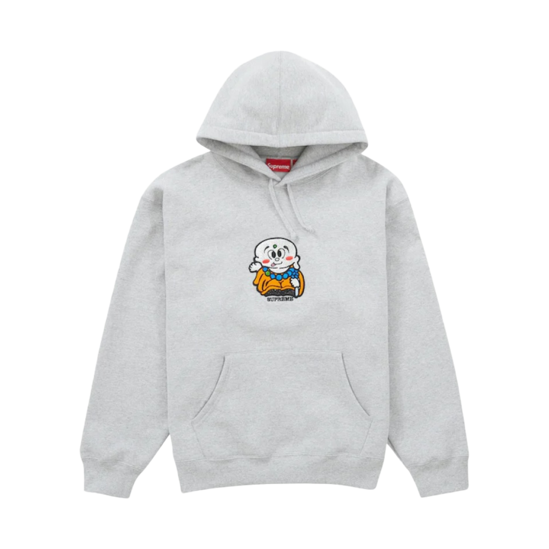 슈프림 아오이 부다 후드 스웨트셔츠 헤더 그레이 - 23SS(Supreme Aoi Buddha Hooded Sweatshirt Heather Grey - 23SS) - 1